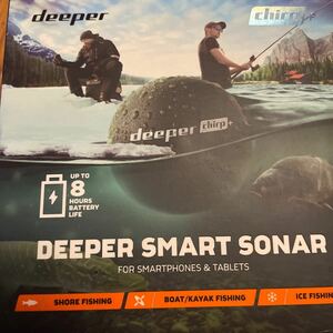 deeper ディーパー　スマートソナ－　チャープ＋　中古品　スマホ魚探