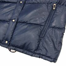 レア VINTAGE●MONCLER モンクレール 80’s ダウンジャケット ワッペン付き オールド メンズ スノーウェア 正規品 当時物 濃紺 1円スタート_画像5