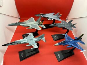 アシェット　エアファイターコレクション　自衛隊F-1／F-4EJ改／F-15J／F-2A／F-35A + F-14D 8機