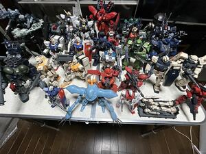 ガンプラ ジャンク／完成品　MG HG。ガンダムフィックス&ジオノグラフィ武器類。プラモ説明書107点。　