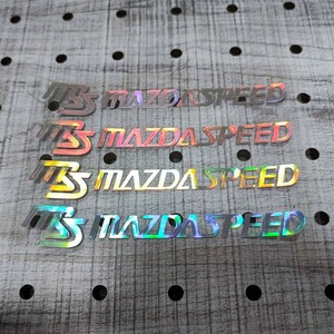  Mazda Speed металлизированный style тент грамм стикер Rainbow 4P# CX-3/5/7/8 Atenza Axela Roadster RX-378 MAZDA3 Premacy 