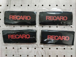 RECARO アシストグリップカバー 4個セット【赤ロゴ】スパルコレーシング トヨタ ホンダ 日産 三菱 スバル マツダ スズキ ダイハツ いすゞ