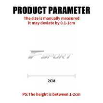 Fスポーツ メッキ調 ミニステッカー 2P■レクサス LS500h GS300h GS350 GS450h IS300h IS350 CT200h RX300 RX450h NX300h RC-F GS-F_画像4