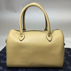 【中古現状品/インボイス登録店/CSH】SONIA RYKIEL sacs ソニアリキエル ハンドバッグ ミニボストン ベージュ系 レディース バッグ　MZ1209