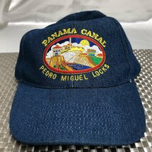 【現状保管品/インボイス登録店/KU】PANAMA CANAL PEDRO MIGUEL LOCKS キャップ パナマ運河ペドロミゲル ロックハット 帽子　MZ1204_画像1