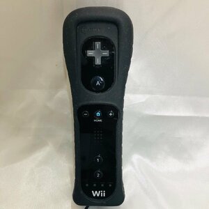 【ジャンク/インボイス登録店/KSH】任天堂 ニンテンドー Wii リモコン コントローラー RVL-003 ブラック ジャケット付 動作未確認　MZ1211