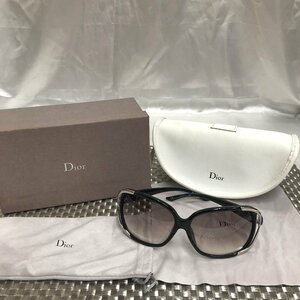 【中古現状品/インボイス登録店/KU】Christian Dior ディオール サングラス D28LF 61□14 115 メガネ ブラック系　MZ1218/0015