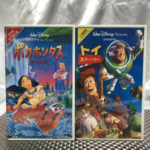 【中古現状品/インボイス登録店/KU】ディズニー トイストーリー ＆ ポカホンタス 映画 VHS ビデオテープ 2点セット　MZ1217