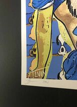 世界限定100枚 アートポスター DEATH NYC 不思議の国のアリス 白うさぎ Alice スヌーピー PEANUTS ディズマランド 現代アート ディズニー _画像3