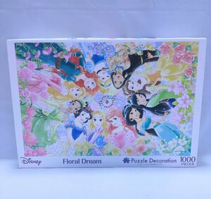 [ new goods unopened goods ] Disney floral * Dream jigsaw puzzle puzzle decoration 1000 piece free shipping 