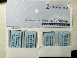 簡易書留送料無料　相鉄株主優待乗車証　80枚