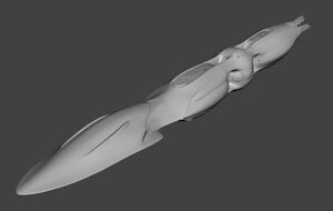 シークエスト DSV 潜水艦 SeaQuest DSV 3Dプリント 未組立 宇宙船 宇宙戦艦 Spacecraft Space Ship Space Battleship SF