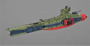 1/1700 サラミス級巡洋艦 3Dプリント 未組立 改修型 宇宙船 宇宙戦艦 SALAMIS Spacecraft Space Ship Space Battleship SF