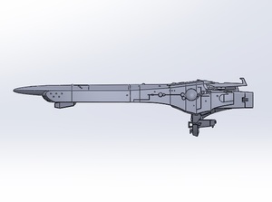 1/5000 バルバロッサ 3Dプリント 帝国軍 IMPERIAL BARBAROSSA 未組立 宇宙船 宇宙戦艦 Spacecraft Space Ship Space Battleship SF