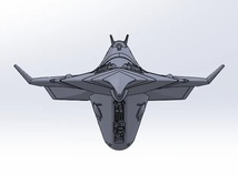 1/5000 パーツィバル 帝国軍 IMPERIAL PARCIVALE 3Dプリント 未組立 3D PRINT 宇宙船 宇宙戦艦 Spacecraft Space Ship Space Battleship SF_画像4