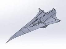 1/5000 パーツィバル 帝国軍 IMPERIAL PARCIVALE 3Dプリント 未組立 3D PRINT 宇宙船 宇宙戦艦 Spacecraft Space Ship Space Battleship SF_画像6