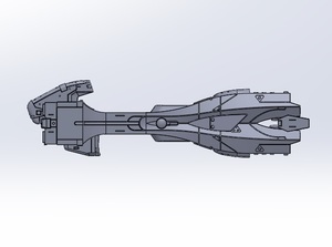 1/2000 ハーメルンII（ツヴァイ） 未塗装・未組立 帝国軍 駆逐艦 IMPERIAL DESTROYER Hameln 2 3Dプリント 宇宙船 宇宙戦艦 3D PRINT