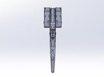 1/5000 バレンダウン 3Dプリント 未組立 帝国軍 IMPERIAL VALENDOWN 3D PRINT 宇宙戦艦 Spacecraft Space Ship Space Battleship SF_画像2