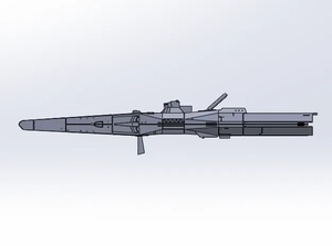 1/5000 レダII 3Dプリント 未組立 高速巡航艦 同盟軍 巡洋艦 FAST CRUISER LEDA II 宇宙船 宇宙戦艦 Spacecraft Space Ship Battleship