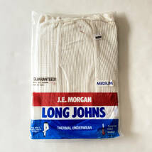 【訳あり/ジャンク】 USA製90s J.E.MORGAN サーマルパンツ M サーマル タイツJEモーガン アンダーパンツMEDIUMデッドストック LONG JOHNS_画像1