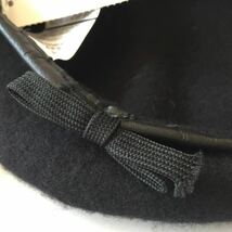 米軍実物ベレー帽ウール黒ブラック サイズ7 3/8 ミリタリーUSA製デッドストック アメリカ軍USA製MADE IN USAメンズ新品レディース 未使用_画像5