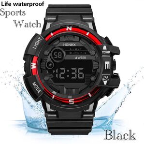 スポーツ腕時計 腕時計 時計 デジタル式 LED デジタル腕時計 デジタル 自転車 スポーツ アウトドア キャンプ ランニング