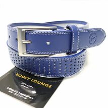 ★ ボギーラウンジ ゴルフ EVEN BOGEY LOUNGE GOLF 新品 メンズ 通気性 高級感 スタイリッシュ ベルト BELT [J1226YY-BLU-120]一 八★QWER_画像1