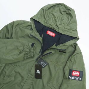 ★エコーアンリミテッド Ecko Unltd 新作 新品 メンズ 保温 中綿 裏起毛 撥水 ウインド ジャケット Mサイズ[ECM2321S-79-M] 一 二 壱★QWER