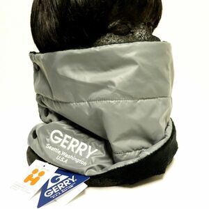 ★ジェリー GERRY 新品 カジュアル 軽量 撥水 防寒 保温 裏フリース 中綿 ネックウォーマー マフラー 灰 グレー [N1108821N] 一 WEA★QWER