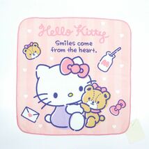 ★ハローキティ HELLO KITTY サンリオ SANRIO 新品 かわいい ハンドタオル ポーチ ヘアバンド 3点セット SET [SETKITTY-B] 一 ACC★QWER_画像2