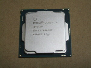 インテル Intel CPU Core i3-9100 3.60～4.20GHz 4コア/4スレッド LGA1151 正常動作品