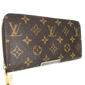 本物保証 1円~ 極美品 LOUISVUITTON モノグラム ジッピーウォレット 男女 ラウンドファスナー 長財布 ルイヴィトン 中古 GI3123 BSR4