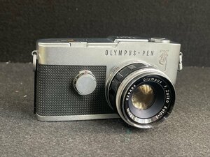 MI0512-101I　ゆうパック着払い　OLYMPUS-PEN-F　1:1.8　f=38mm　フィルムカメラ　一眼レフカメラ　オリンパスペン　光学機器