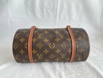 SN0512-35I　ゆうパック着払い　LOUIS VUITTON　モノグラム　パピヨン26　ハンドバッグ　NO0917/M51386　ルイ・ヴィトン　筒型_画像5