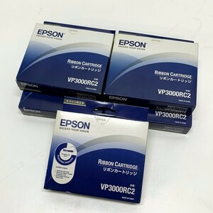 @S1436 保証無し 新品(新古品) 5本セット 純正 EPSON RIBBON CARTRIDGE リボンカートリッジ 型番:VP3000RC2