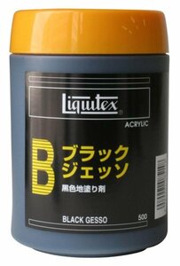 liki Tec s acrylic fiber coloring material liki Tec s black jeso black 500ml