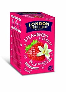  London fruit & herb tea bag strawberry & vanilla f rail 20 sack 