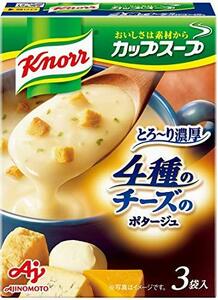 kno-ru cup soup 4 kind. cheese. ..~.. thickness pota-ju3 sack ×4 box 