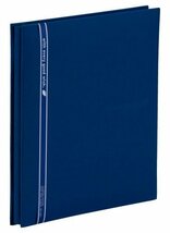 SEKISEI アルバム フリー ハーパーハウス ミニフリーアルバム 黒台紙 20ページ ネイビーブルー 11~20ページ 布 ブルー XP-1_画像1