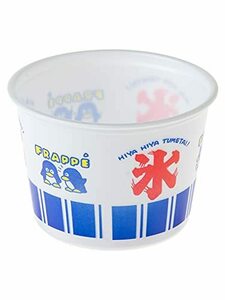 s Trick s design disposable container snow cone kakigori cup 10 piece white penguin 360ml made in Japan festival cart DR-419