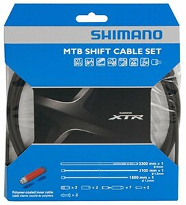 シマノ (SHIMANO) リペアパーツ シフトケーブルセット ポリマーコーティング MTB ブラック Y01V98110