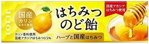 ロッテ はちみつカリンのど飴 11粒×10個