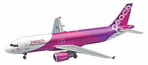 ハセガワ 1/200 ピーチ・アヴィエーション エアバス A320 プラモデル 41