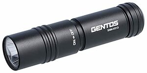 GENTOS( Gentos ) LED flashlight [ brightness 120 lumen / practical use lighting 4 hour / rainproof ] single 3 shape battery 1 pcs use SNM SNM-H31D AN