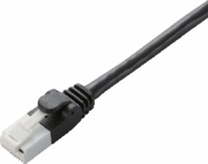 エレコム LANケーブル CAT6 3m ツメが折れない 爪折れ防止コネクタ cat6対応 スタンダード ブラック LD-GPT/BK30