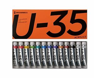 ターナー色彩 アクリル絵具 U35 ヘビーボディータイプ 13色セット UA13C 11ml