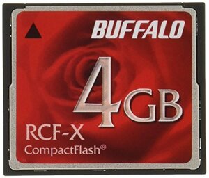 BUFFALO コンパクトフラッシュ4GB RCF-X4G