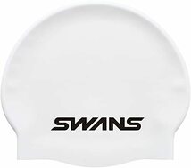 SWANS(スワンズ) スイムキャップ スイミング シリコーンキャップ SA-7 ホワイト(W)_画像1
