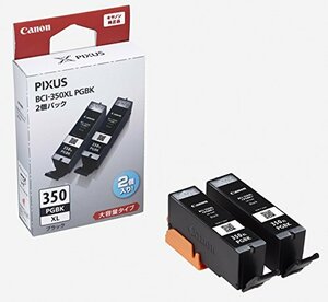 Canon original ink cartridge BCI-350 black high capacity type 2 piece pack BCI-350XLPGBK2P