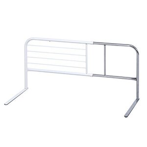  un- two trade bed guard high type width 60× depth 40× height 45cm white rotation . prevention flexible type 15564